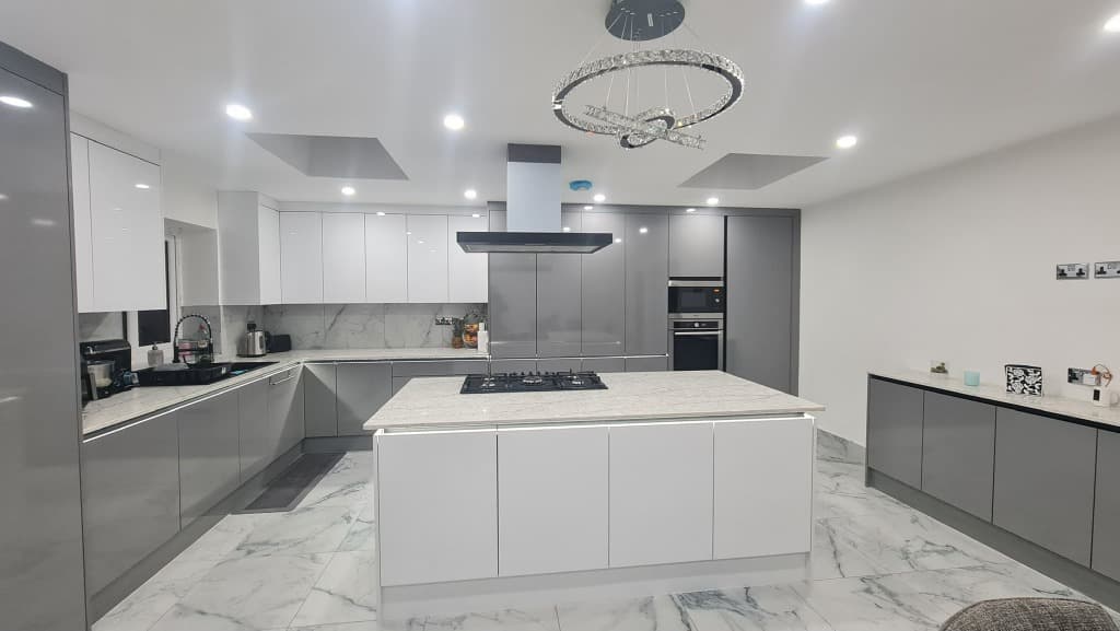 Gloss Grey Kitchen